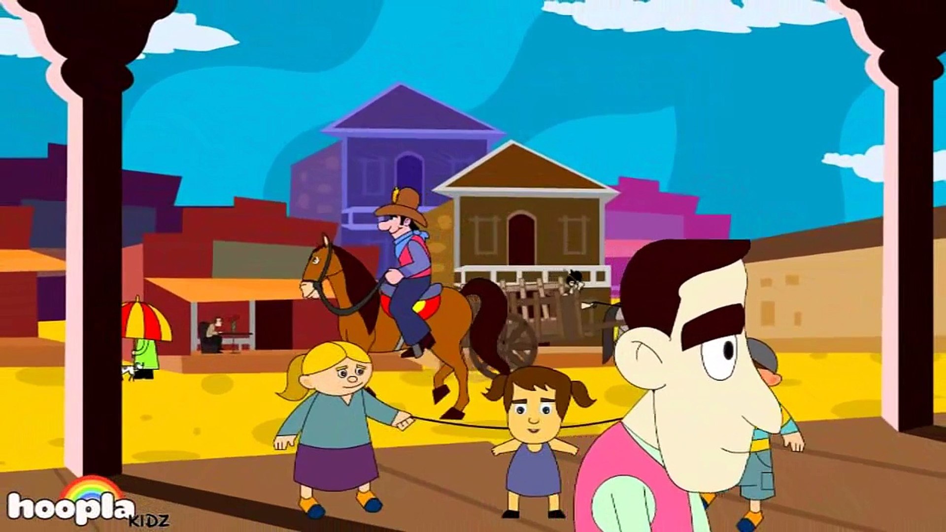 ⁣Yankee Doodle Went To Town | Nursery Rhymes | American patriotic song | HooplaKidz
