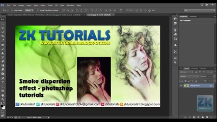 Smoke Diperstion Effect-Tutorial -Photoshop- ZK Tutorials