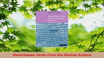 Read  Manichaean Texts from the Roman Empire EBooks Online