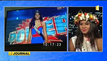 Vaimiti Teiefitu, Miss Tahiti 2015 etait l'invitée du journal