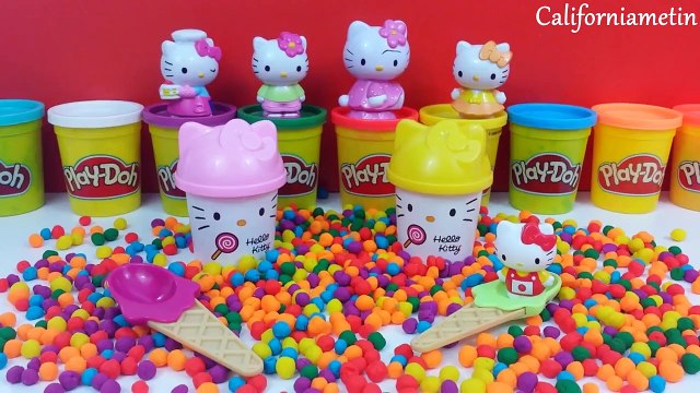 Play Doh Dippin Dots Surprise Hello Kitty Toys ハローキティ ❤ 헬로 키티
