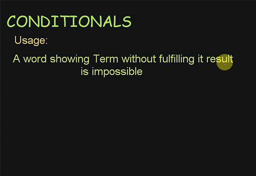intro to conditionals