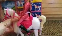Anna DisneyCollector Frozen Toys Disney Barbie RC ride train horse Disney Barbie ride horse toy