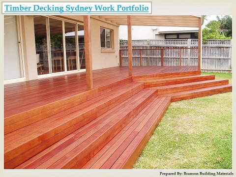 Timber Decking Sydney - Work Portfolio by Branson Building Material