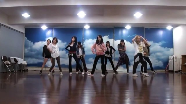 SNSD/Girls Generation - The Boys mirrored Dance Practice