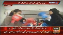 Anchor Maria Memon In Boxing Ring