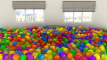 NEW Crazy Ball Pit Show 3D for Kids to Learn Colors with Giant Surprise Eggs Balls [DuckDuckKidsTV]