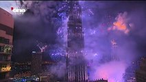 Dubai 2016 New Years Eve Fireworks display to rocking music  For Whatsup