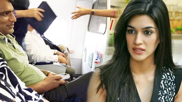 Angry Kriti Sanon FIGHTS With Passenger Watching Dilwale On Flight
