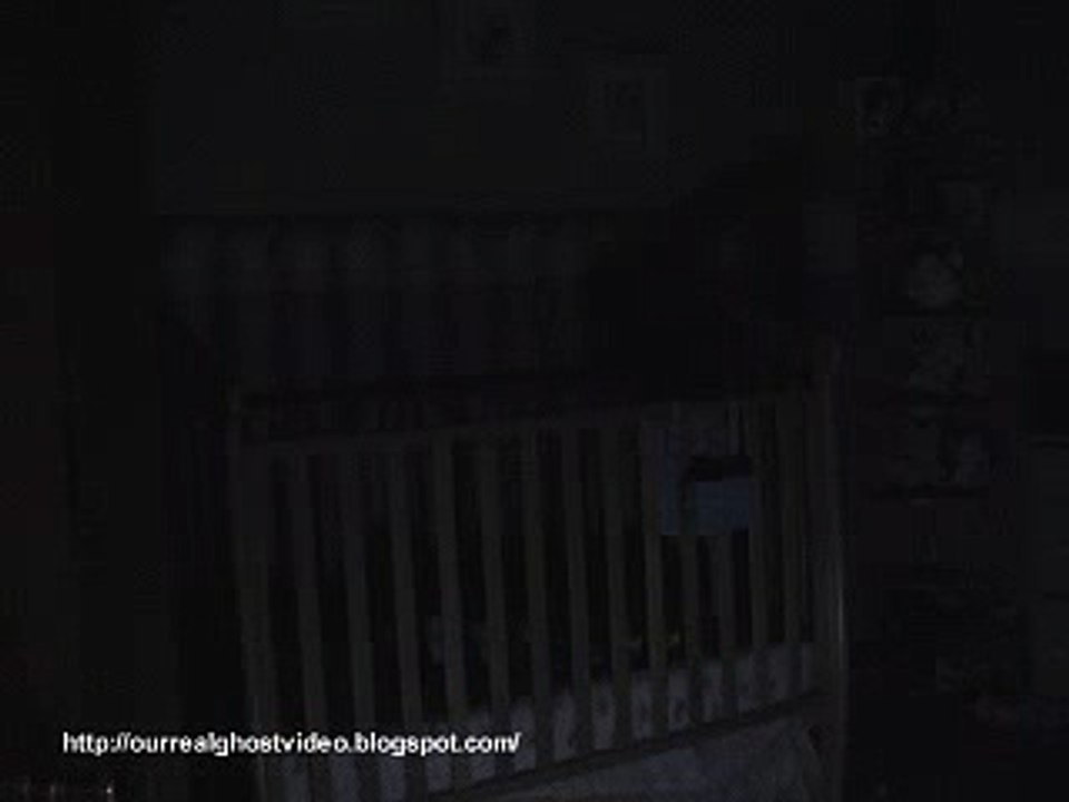 Real video of a ghost terrifying our baby nightly