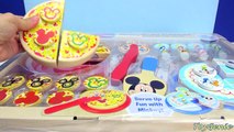 Mickey Mouse Club House Wooden Pizza and Birthday Cake Set