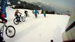 Downhill Snow Mountain Biking Race | Insane Course