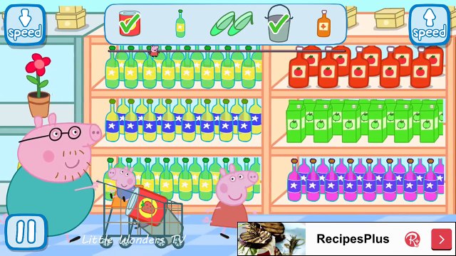 Peppa Pig Shopping | Full Game play | Best iPad app demo for kids