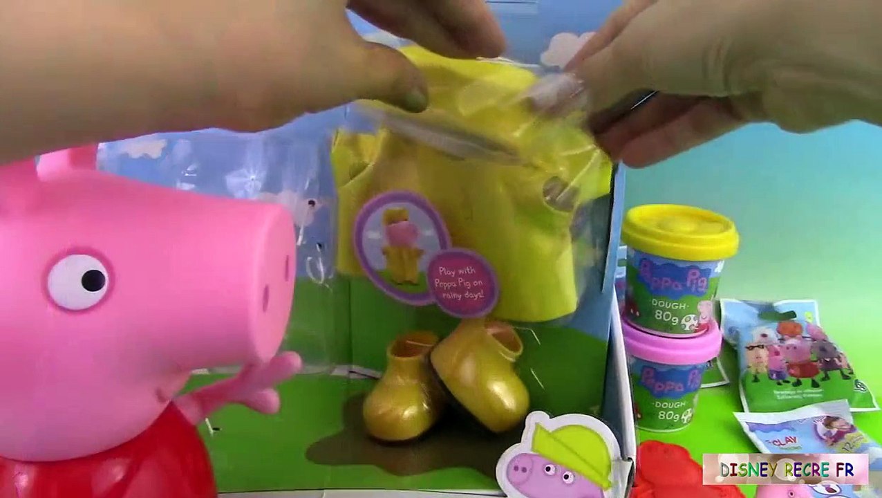 Peppa Pig Rainy Day Raincoat ♥ Manteau Ciré de Pluie Clay Buddies Pochettes Surprise