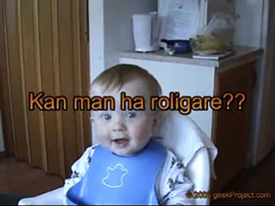 baby laughing