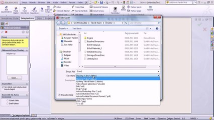 solidworks dersleri Şablon yaratma