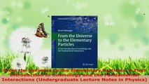 Read  From the Universe to the Elementary Particles A First Introduction to Cosmology and the Ebook Free