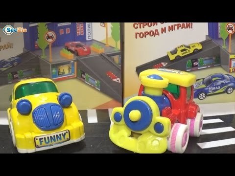 Мультфильмы про машинки и дорожные знаки для детей в Городе Машинок.