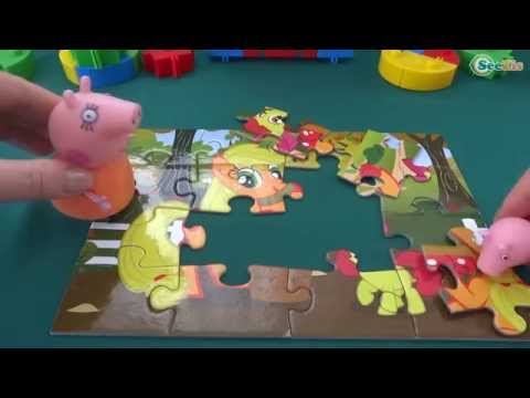 Свинка Пеппа Игрушки для детей из Мультфильма. Эпл Джек и Свинка Пепа - Познавашки!