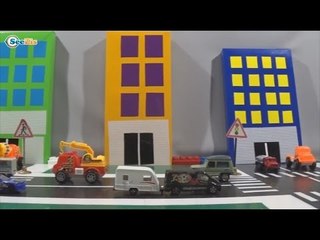 Автокран и Грузовик: Мультфильмы про Машинки! Развивающее видео В Городе Машинок