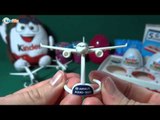 Киндер Сюрприз Самолёты Airbus Обзор Игрушек Для детей Kinder Surprise - Познавашки!!