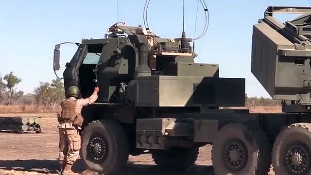 M142 Heavy Duty Artillery Rocket System HIMARS