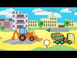 Download Video: Wielka Betoniarka Bajki Dla Dzieci Auta i Maszyny budowlane cartoons for kids