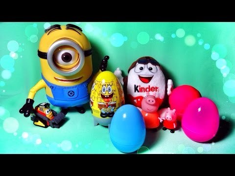 ✔ Шоколадные Яйца - Киндер Сюрприз. Друг всех детей - Губка Боб / SpongeBob SquarePants ✔