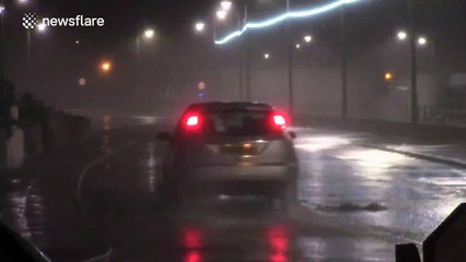 Storm Frank hits coast of Cornwall