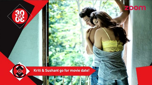 Kriti Sanon & Sushant Singh Rajput go for movie date - Bollywood News - #TMT