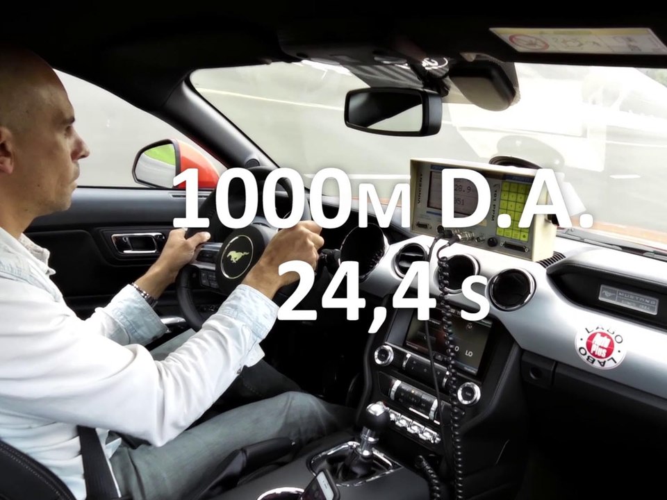 1000 m départ arrêté en Ford Mustang GT