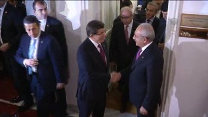 Davutoğlu-Kılıçdaroğlu Görüşmesi Sona Erdi