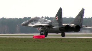 Impressive Soviet Made Mig 29s and Horde of US C 130s Taking Off 2016 - HD