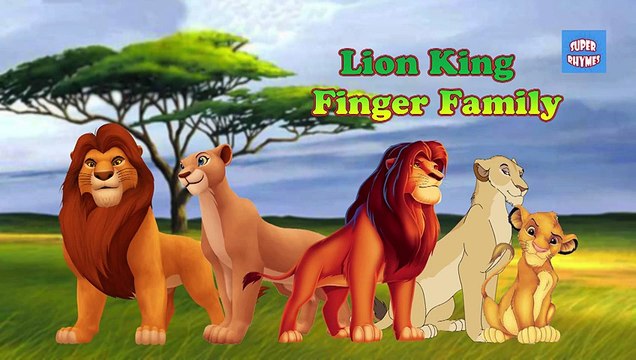 Lion King Finger Family Nursery Rhymes | Lion King Cartoon Finger Family Rhyme for Childre