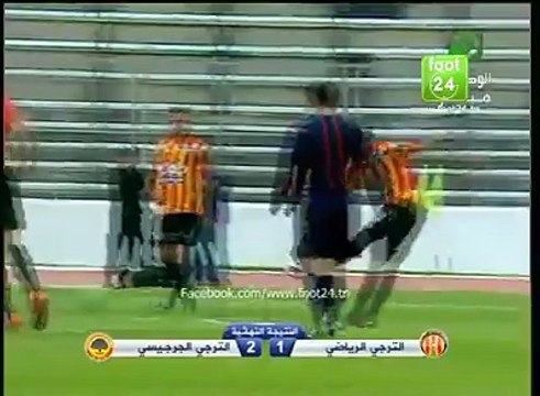 أهداف مباراة الترجي الرياضي و الترجي جرجيس 1 - 2