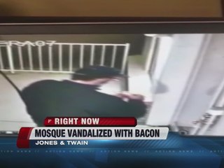 Founding Mosque member speaks about bacon wrapped on doors