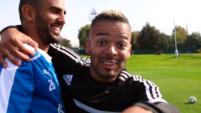 Mahrez défié par les F2 Freestylers pour une Penalty Battle