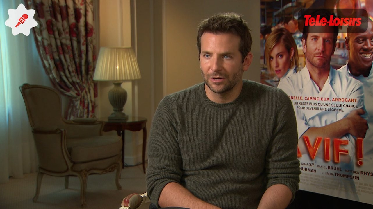 Bradley Cooper (en français !) nous parle de son dernier film, A vif !