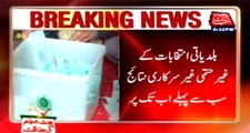 Sindh Punjab LG Election: Unofficial Unopposed result