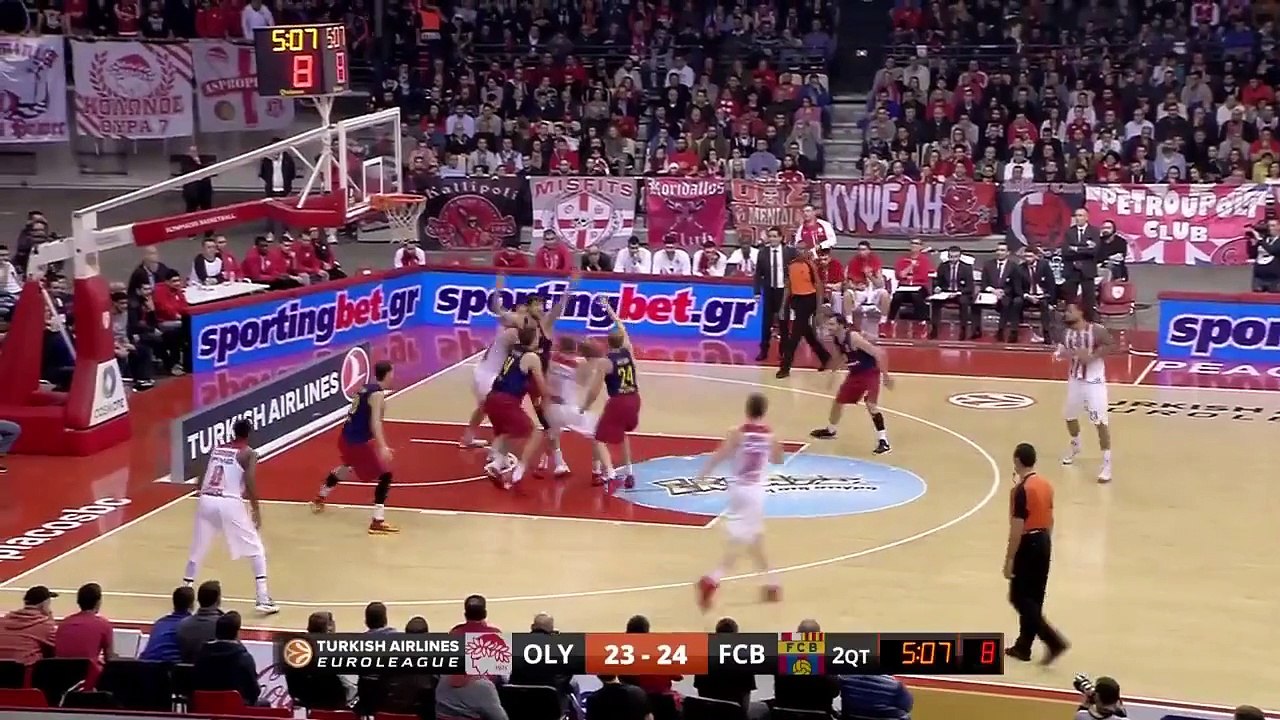 Highlights: Olympiacos Piraeus-FC Barcelona Lassa