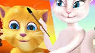 Rain Rain Go Away & Funny Cats Talking Angela & Ginger Kids Songs | Popular Nursery Rhymes