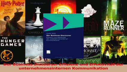 Lesen  Der Business Discourse Effizienz und Effektivität der unternehmensinternen Kommunikation Ebook Frei