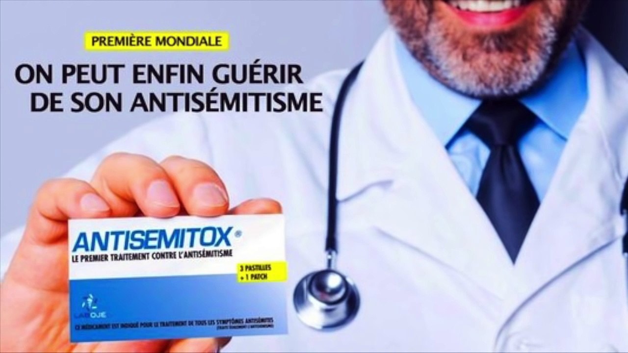 Ask Your Doctor About Antisemitox - The Cure For 'Anti-Semitism'