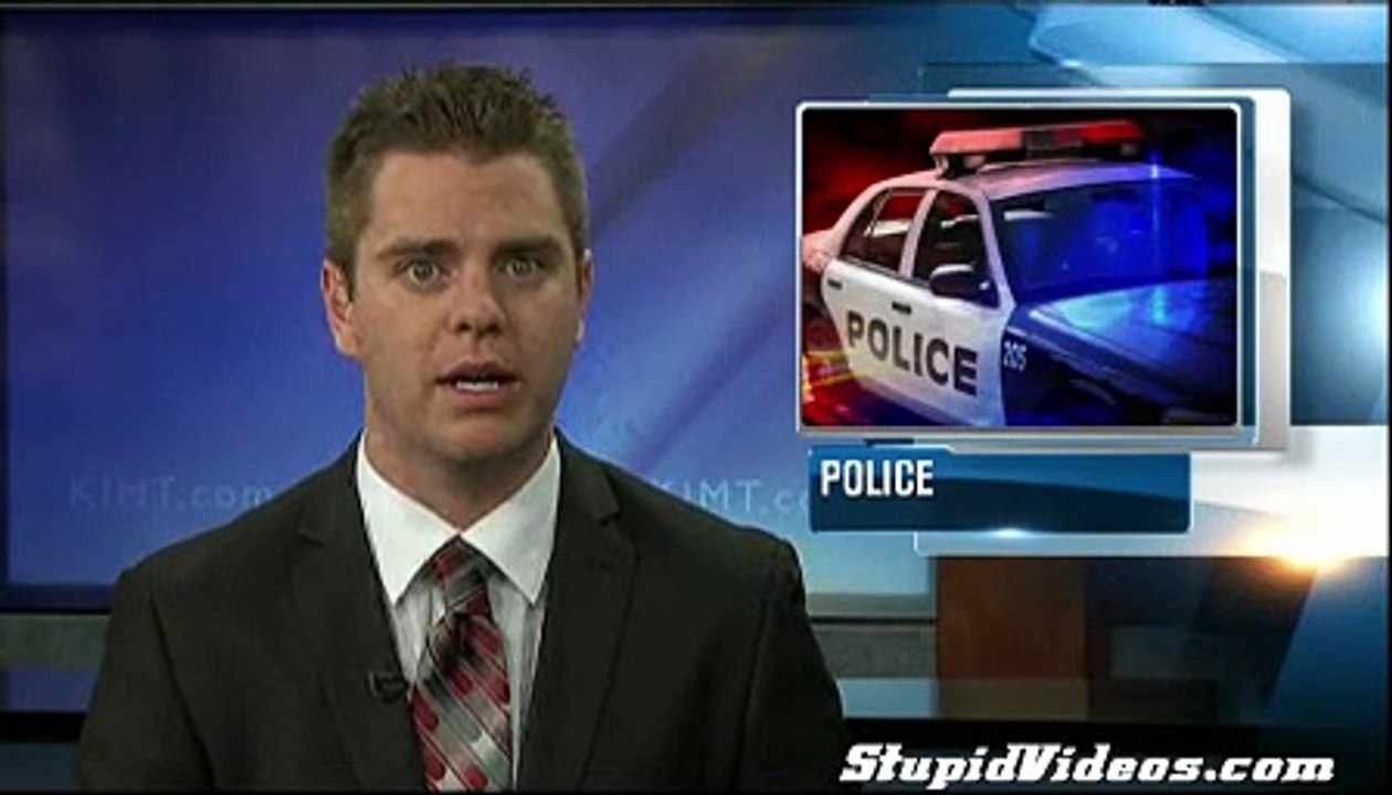 Live TV News Report Interrupted for Bank Robber