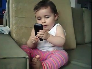 baby is talking like girls .......