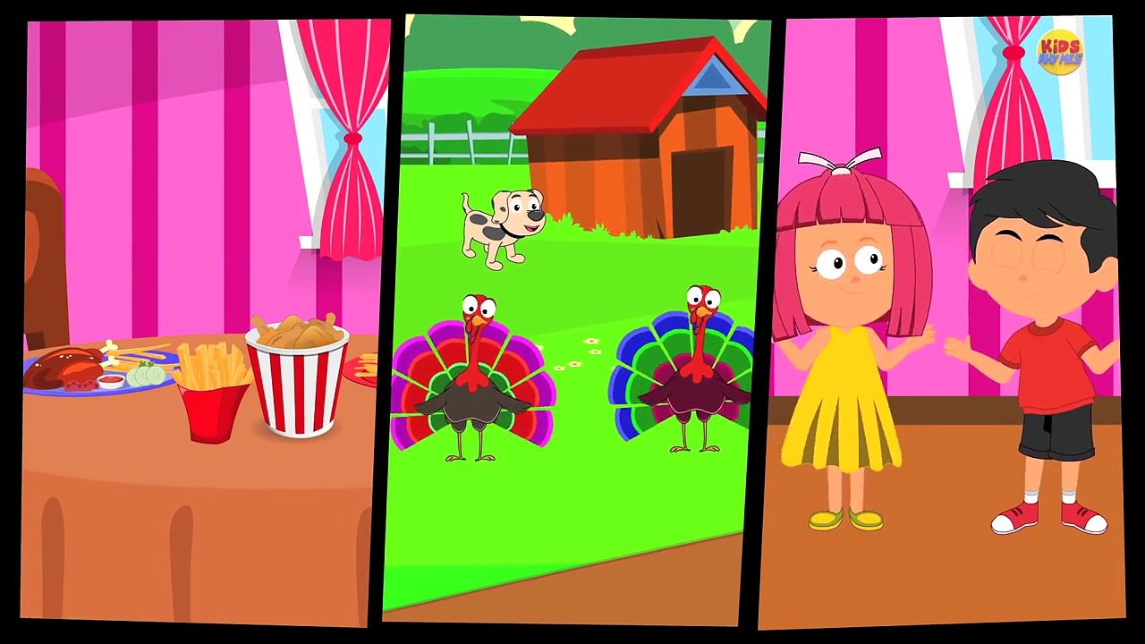 Turkey Goes Gobble Gobble | Thanks Giving Songs For Children