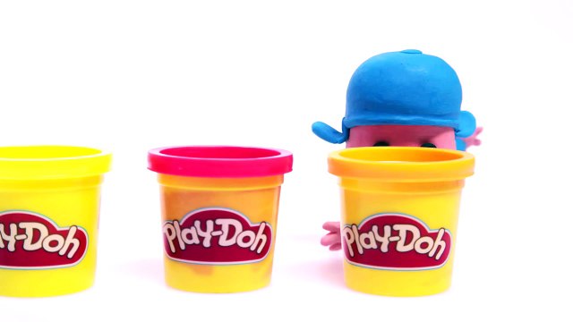Pocoyo Play doh STOP MOTION video Surprise egg. Animación de Pocoyo y Pato con Plastilina