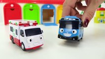 Toy Cars HELPERS (2) Emergency Vehicles TAYO bus, Ambulance, TAXI Cab, Rogi Tow Truck