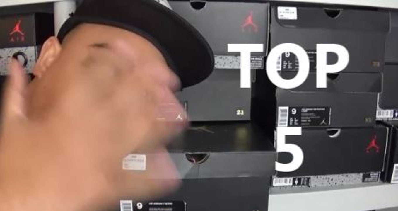 Dj Delz TOP 5 MOST WORN SNEAKERS IN 2015