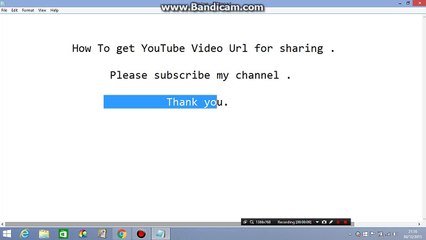 How To get YouTube Video Url for sharing
